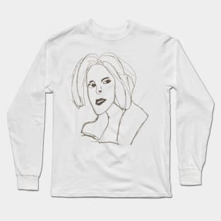 Looking lady Long Sleeve T-Shirt